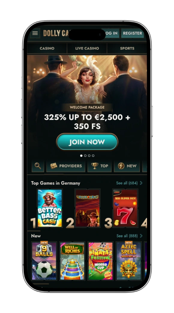 Dolly Casino application